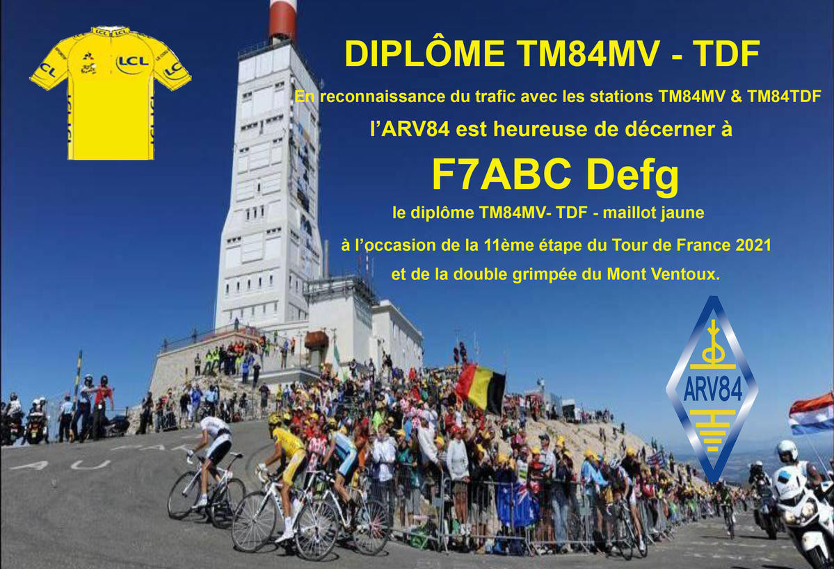 TM84MV TM84TDF Tour de France