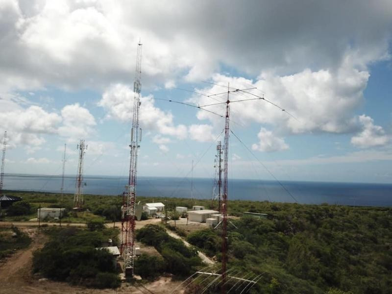 PJ4/WR3Y Bonaire Island Antennas