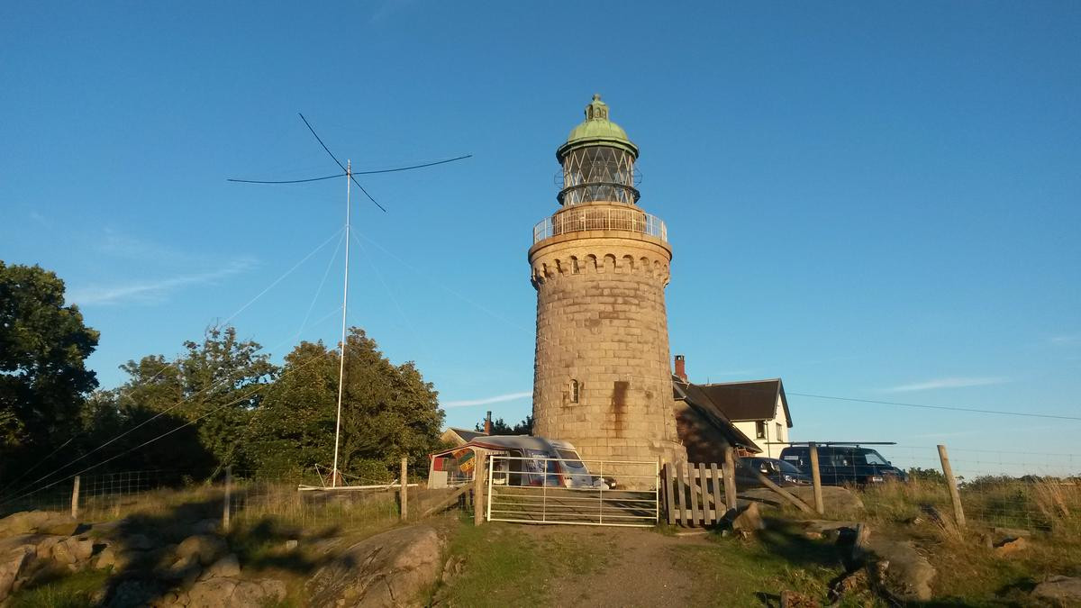 OZ4HAM Hammeren Lighthouse, Bornholm Island