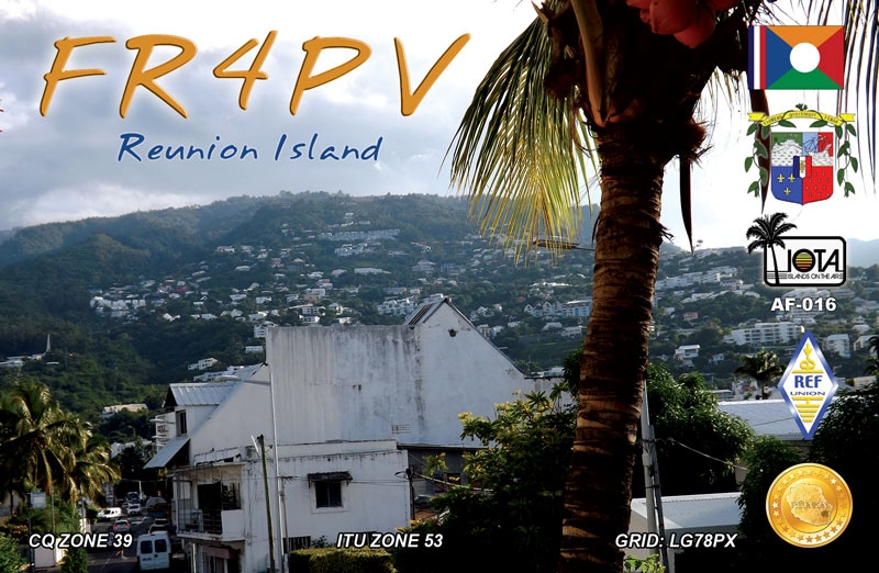 FR4PV La Petite Reunion Island QSL