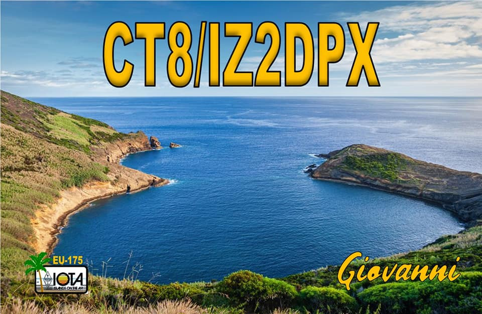 CT8/IZ2DPX Azores QSL Card