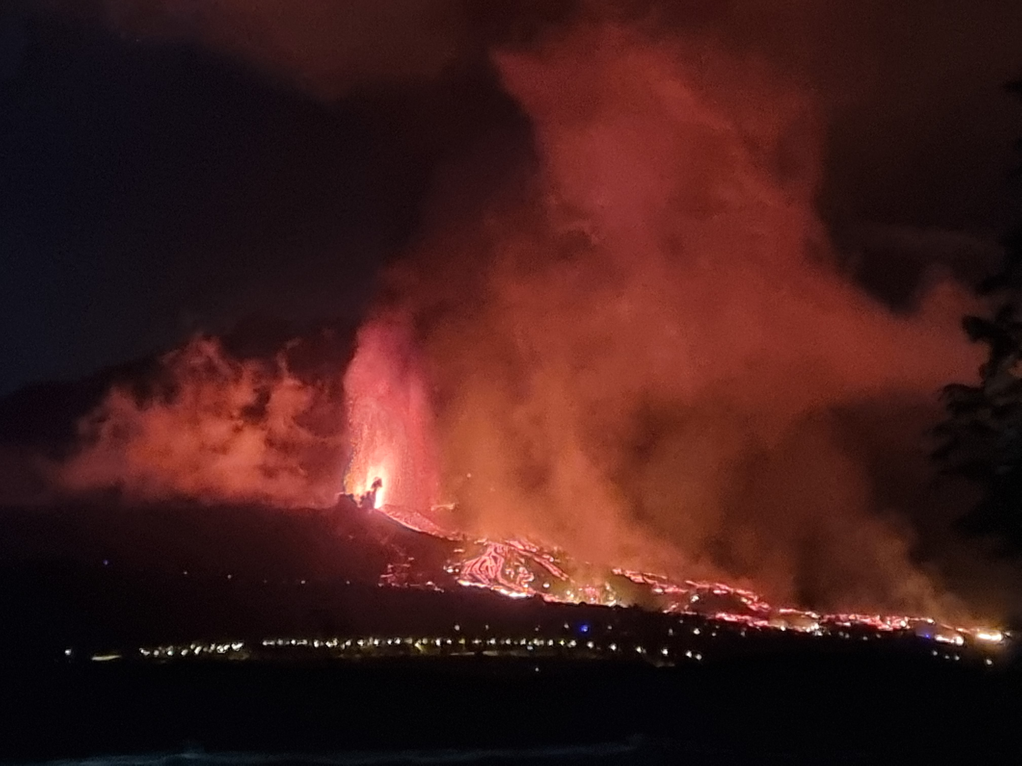 Volcano Eruption, La Palma, Canary Islands, Spain