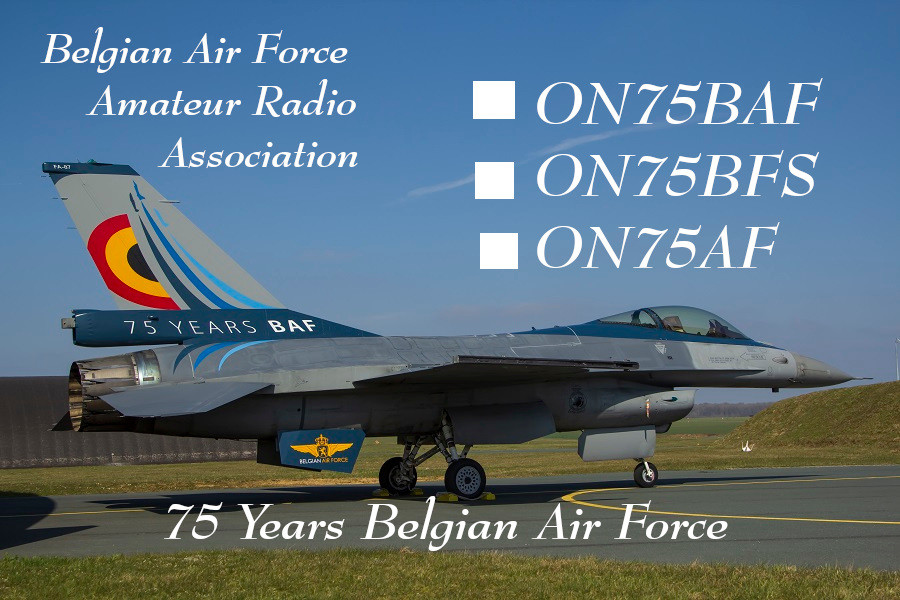 ON75BAF ON75BFS ON75AF Belgian Air Force, Belgium