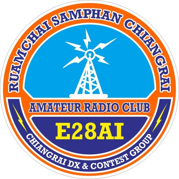 E28AI Ruamchai Samphan Chiangrai Amateur Radio Club Logo