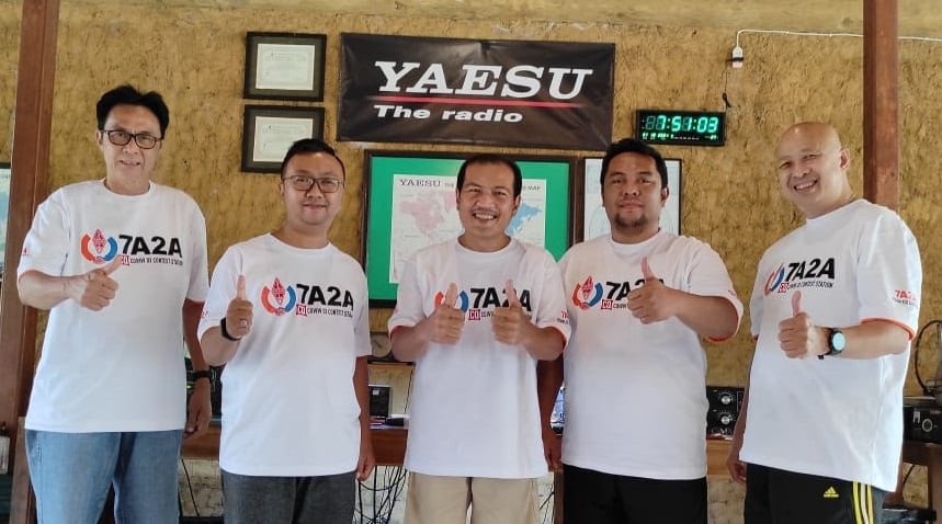7A2A Indonesia YB3KM, YB2XVT, YB2DX, YB1RKT, YB1TJ