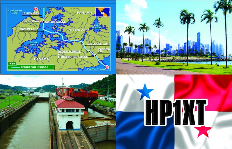 HP1XT Panama city Panama QSL
