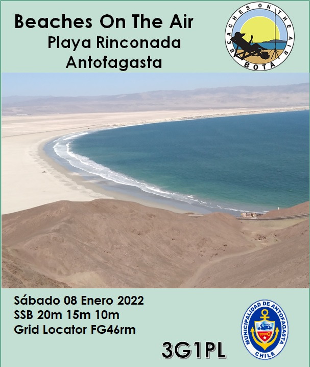 3G1PL Playa Rinconada, Antofagasta, Chile