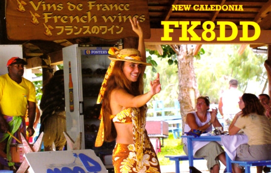 FK8DD Noumea New Caledonia QSL