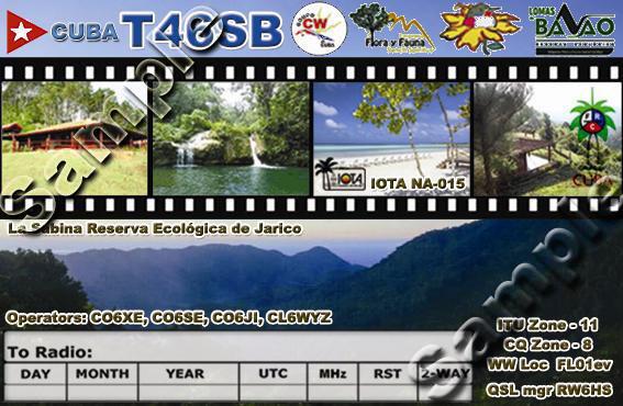 T46SB La Sabina, Cuba DX News