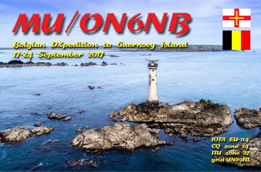 MU/ON6NB Guernsey Island IOTA DX Pedition DX News QSL