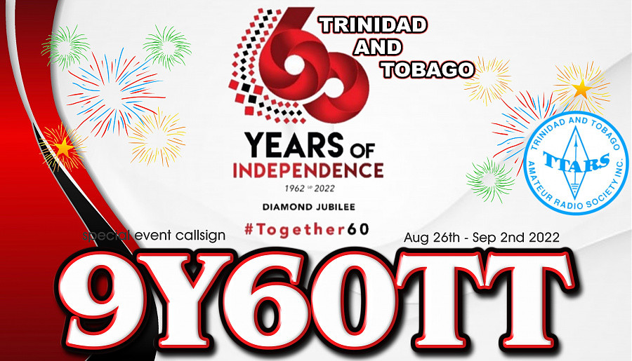 9Y60TT Trinidad and Tobago Logo