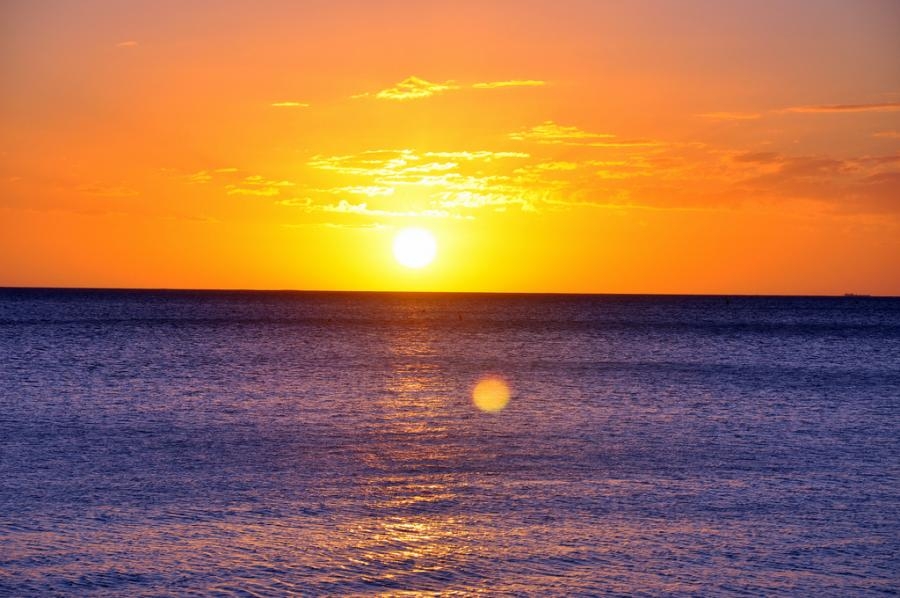 FK8BG Sunset, Anse Vata Bay, Noumea, New Caledonia.