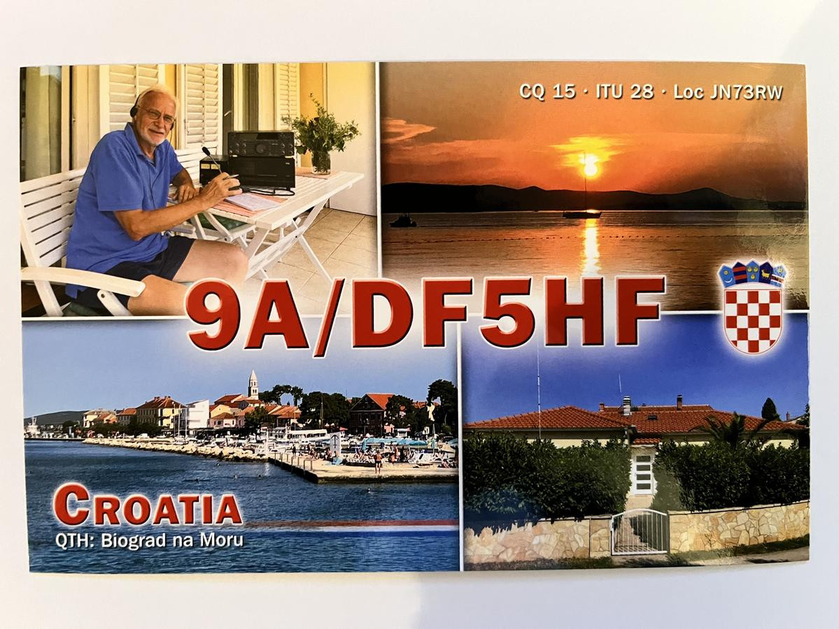 9A/DF5HF Biograd na More, Croatia