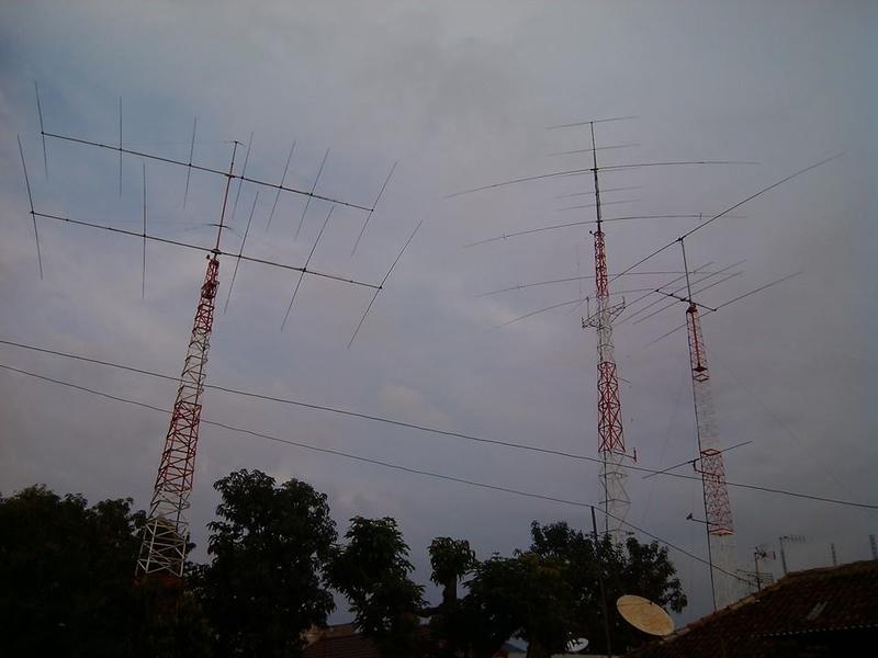 YE2C Semarang Orari Daerah Jawa Tengah Contest Team Amateur Radio Club Station Antennas