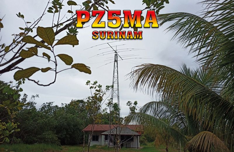 PZ5MA Suriname QSL