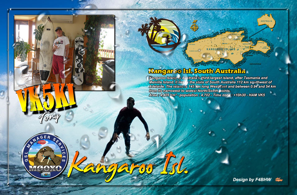VK5KI Kangaroo Island QSL 2022 Image 2