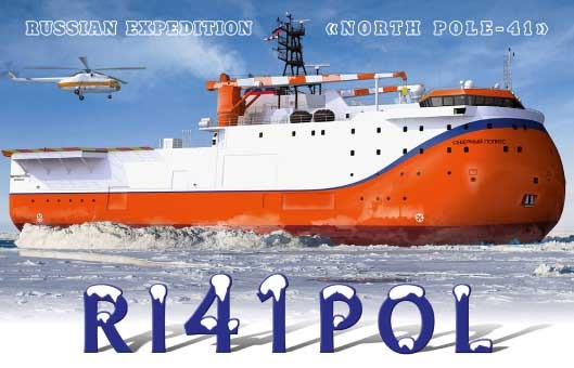 RI41POL North Pole QSL Card