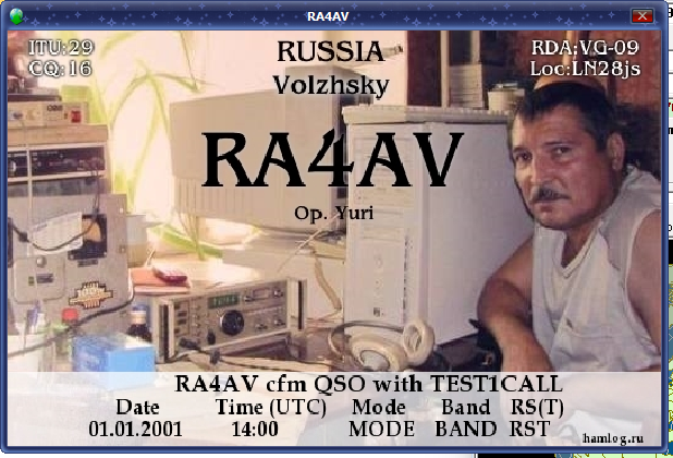 RA4AV Yuri Savotenkin, Volzhsky, Russia