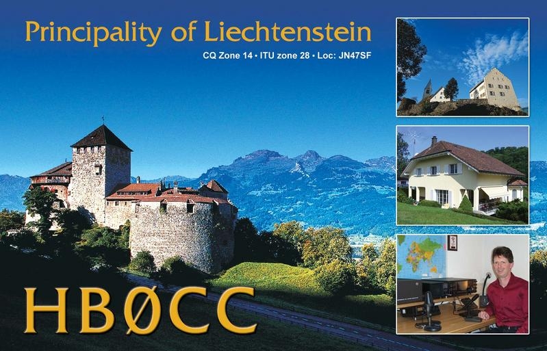 HB0CC Gamprin Liechtenstein QSL