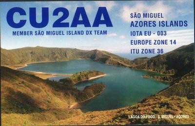 CU2AA Sao Miguel Island, Azores