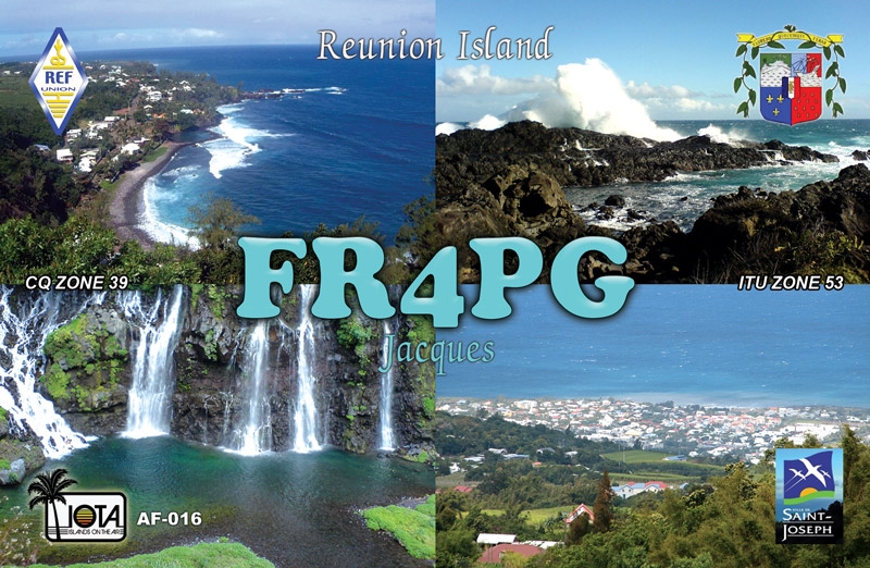 FR4PG Saint Joseph Reunion Island QSL