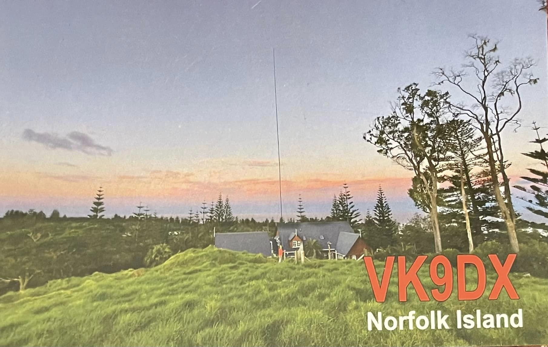 VK9DX Norfolk Island News QSL 2 6 March 2023