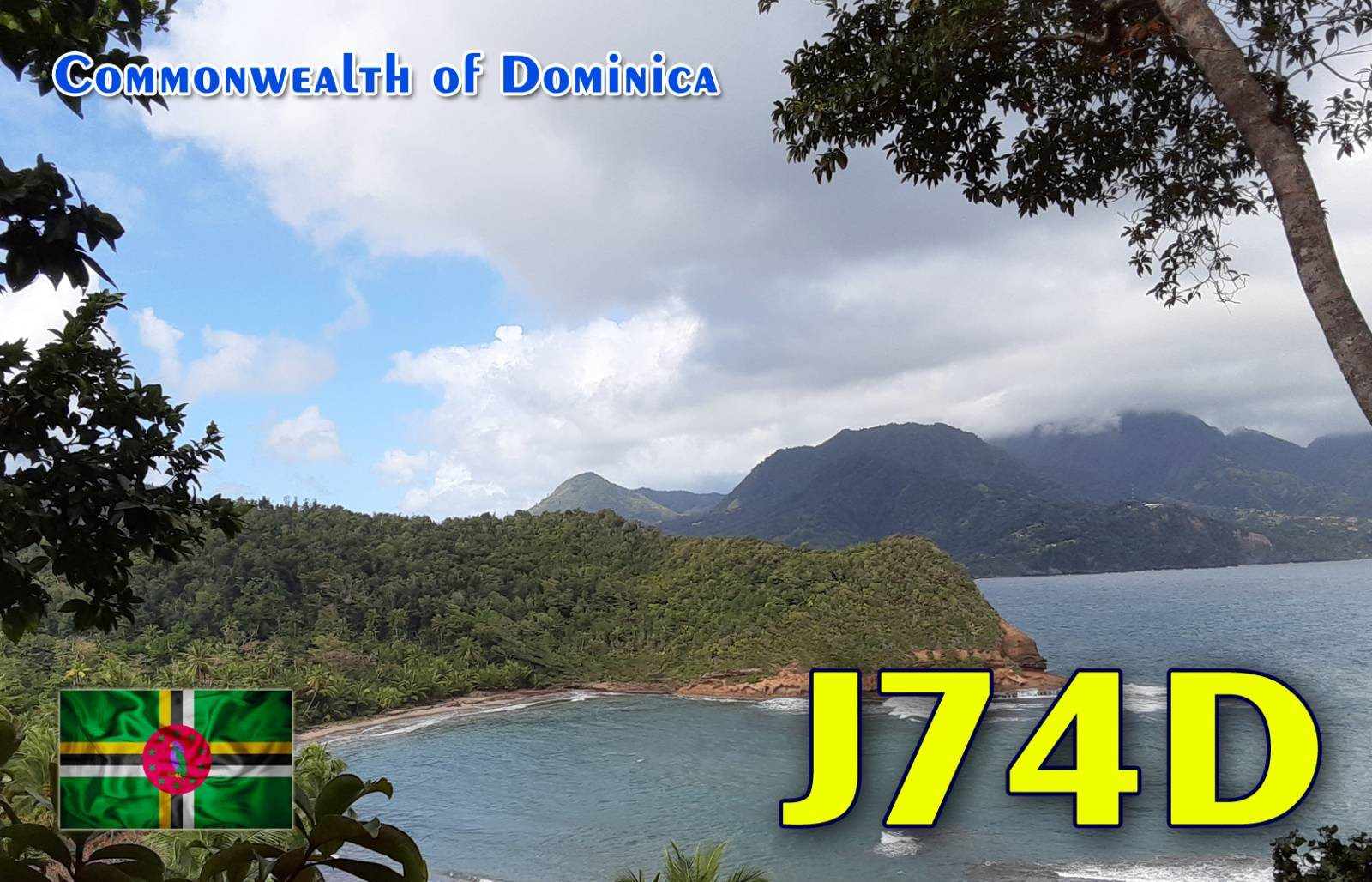 J74D Dominica QSL 2