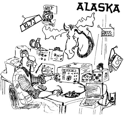 KL7J Soldotna Alaska Picture Drawing