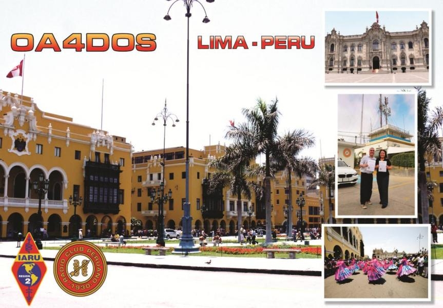OA4DOS Lima Peru QSL