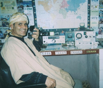 7X4AN Mohamed Boukhiar, Tlemcen Algeria Radio Room Shack