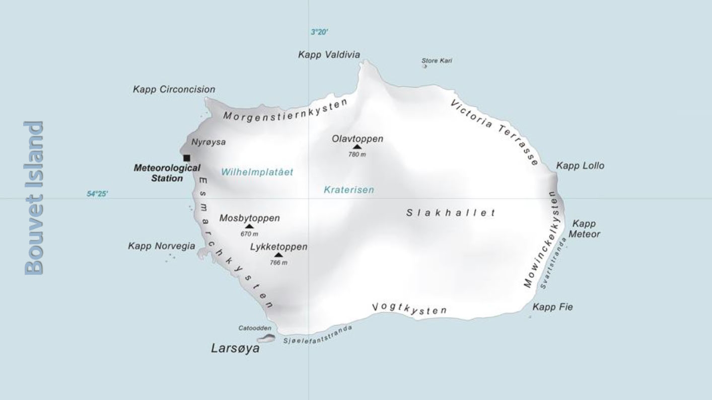 3Y0Z Bouvet Island Map