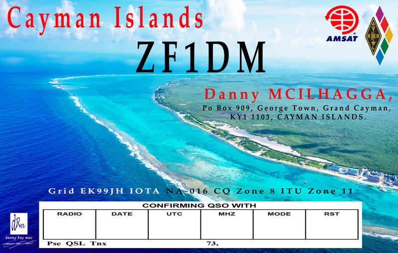 ZF1DM Danny MCILHAGGA, George Town Grand Cayman Island Cayman Islands