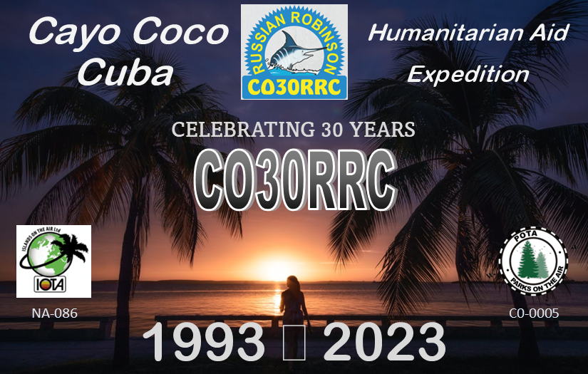 CO30RRC Cayo Coco Island QSL DX News