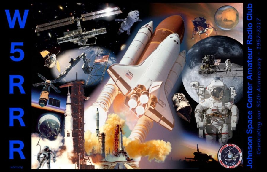 W5RRR Johnson Space Center QSL 50 years Anniversary