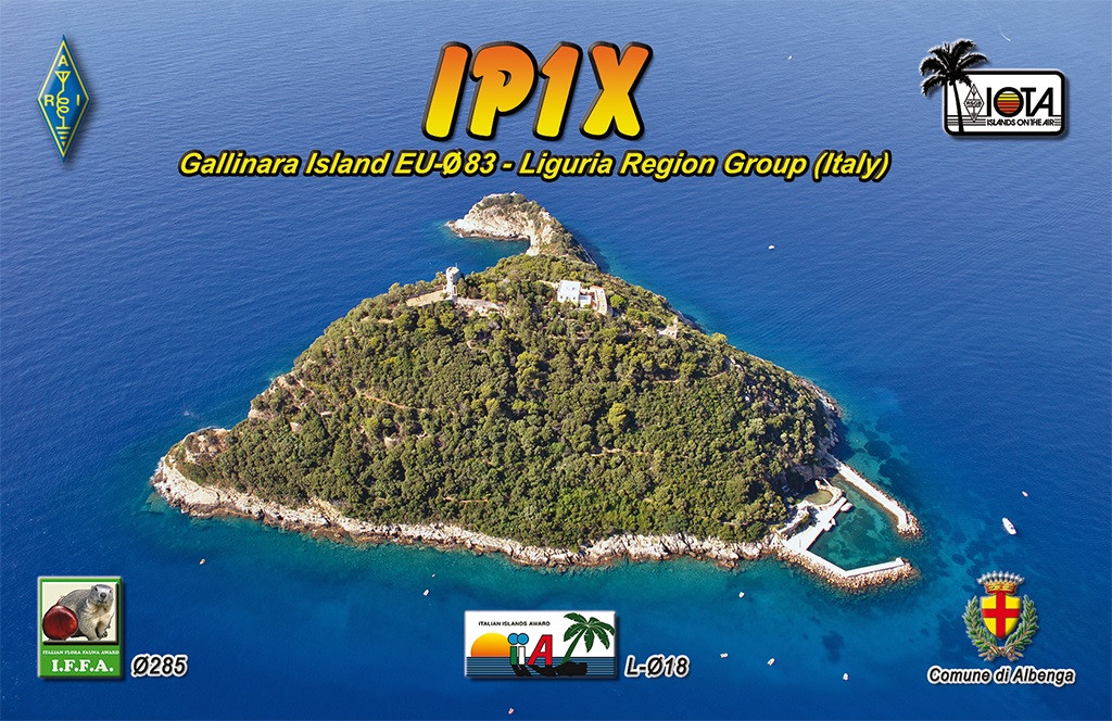 IP1X Gallinara Island 2023 RSGB IOTA Contest