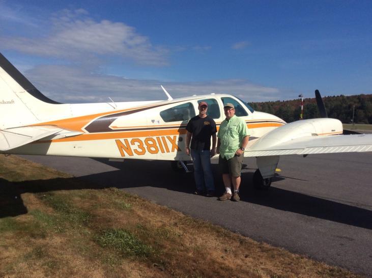 Dominica Emergency Amateur Radio Airlift Dave Bridgham left. Brian Machesney right.