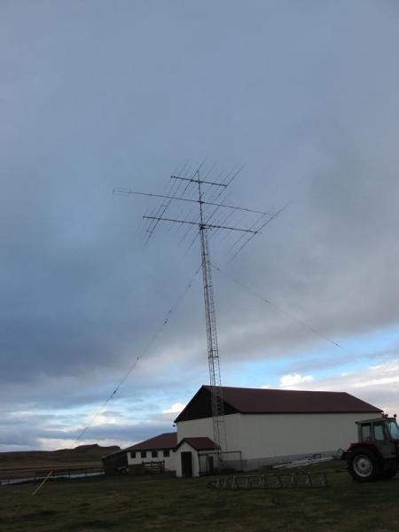 TF2LL Georg Magnusson Borgarnes Iceland Antennas