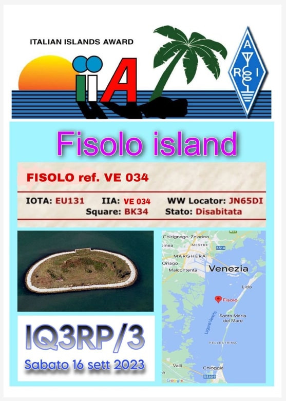 IQ3RP/3 Fisolo Island