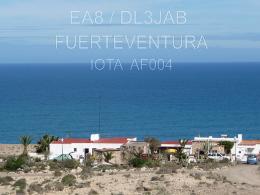 EA8/DL3JAB Fuerteventura Island, Canary Islands