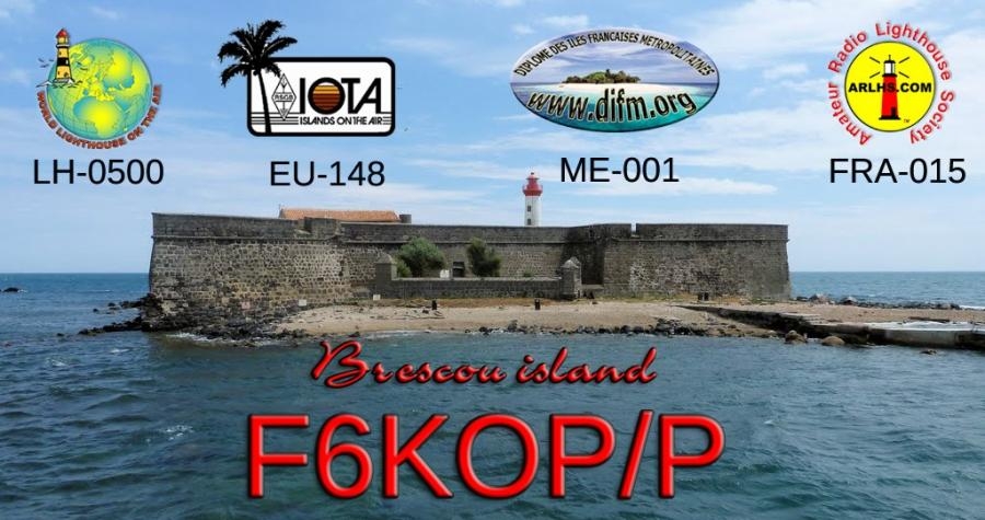 F6KOP/P Brescou Island