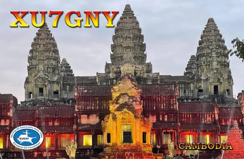 XU7GNY Cambodia QSL