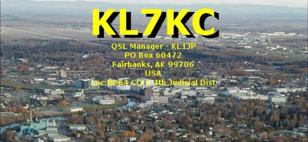 KL7KC Fairbanks, Alaska