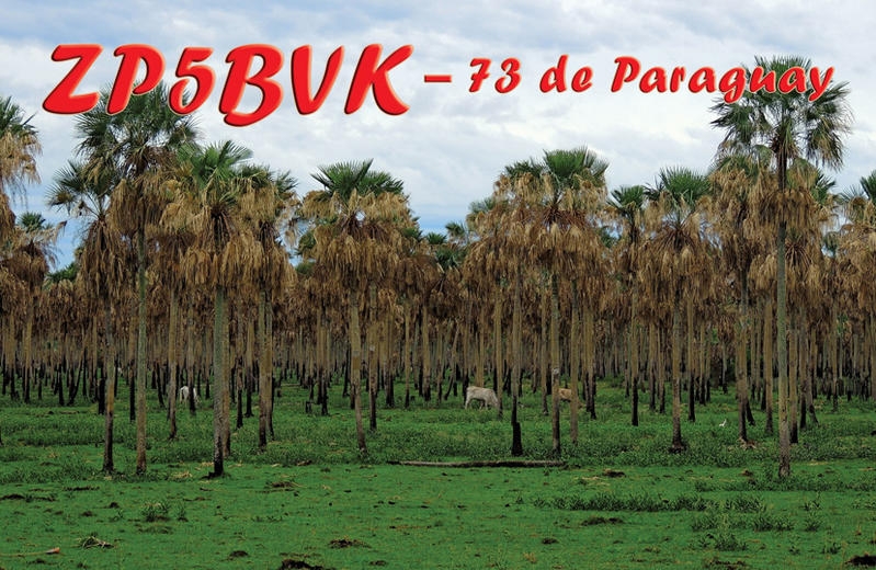 ZP5BVK Asuncion Paraguay QSL