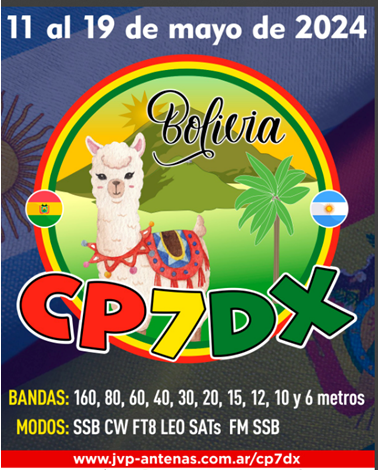CP7DX Tarija, Bolivia Logo