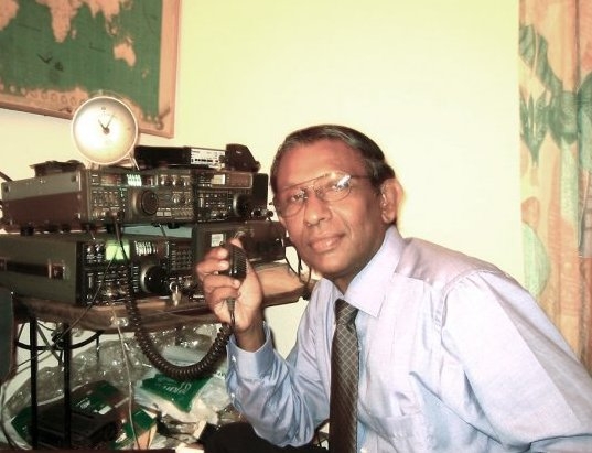 4S7VK Victor Goonetilleke, Kolomunna, Sri Lanka Radio Room Shack