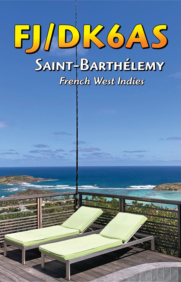 FJ/DK6AS Saint Barthelemy Island DX News