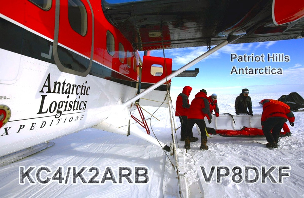 VP8DKF KC4/K2ARB Patriot Hills Antarctica QSL