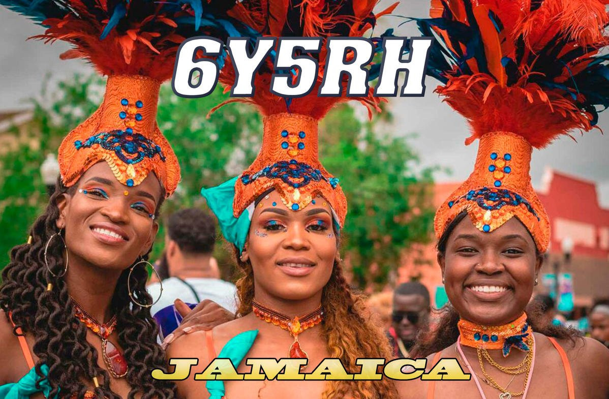 6Y5RH Negril, Jamaica QSL 6Y5RH Negril, Jamaica QSL