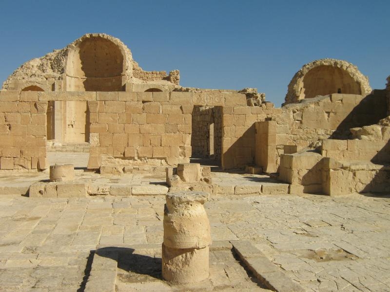 4X0XMAS Shivta National Park, Negev Desert, Israel. Holy Land DX Group. UNESCO.