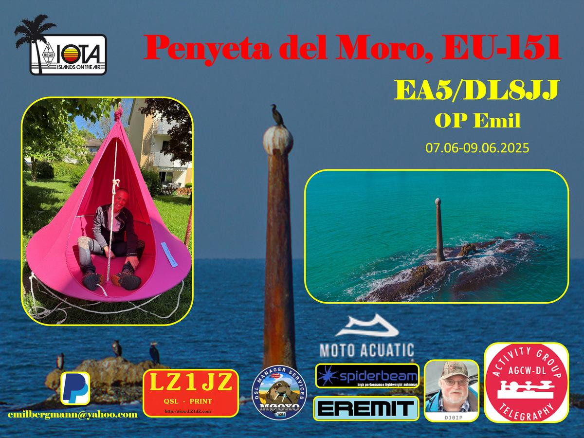 EA5/DL8JJ Penyeta del Moro, Spain EA5/DL8JJ Penyeta del Moro, Spain